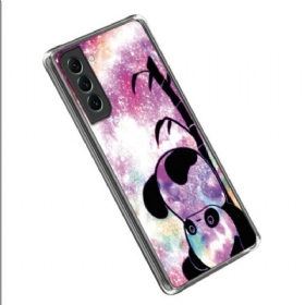 Maskica Samsung Galaxy S23 Plus 5G Silikonska Panda Naopako