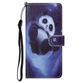 Kožna Futrola Moto G71 5G Panda Space S Uzicom