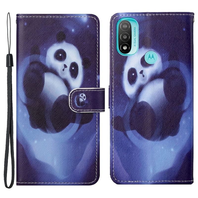 Kožna Futrola Moto G71 5G Panda Space S Uzicom