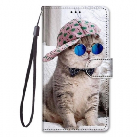 Kožna Futrola Sony Xperia 5 IV Yo Cat With Strap