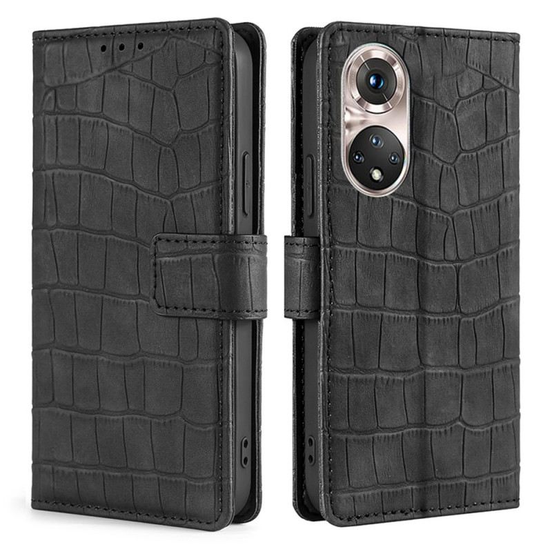 Futrola Honor 50 Pro Pro Skin-touch Crocodile