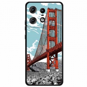 Maskica Motorola Edge 50 Pro Most Golden Gate