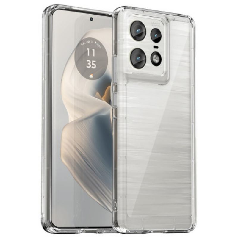 Maskica Motorola Edge 50 Pro Prozirni Galvanizirani Gumbi