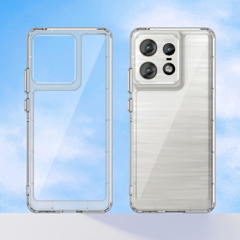 Maskica Motorola Edge 50 Pro Prozirni Galvanizirani Gumbi