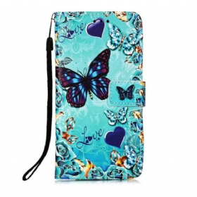 Futrola iPhone 13 Mini Love Butterflies Strappy