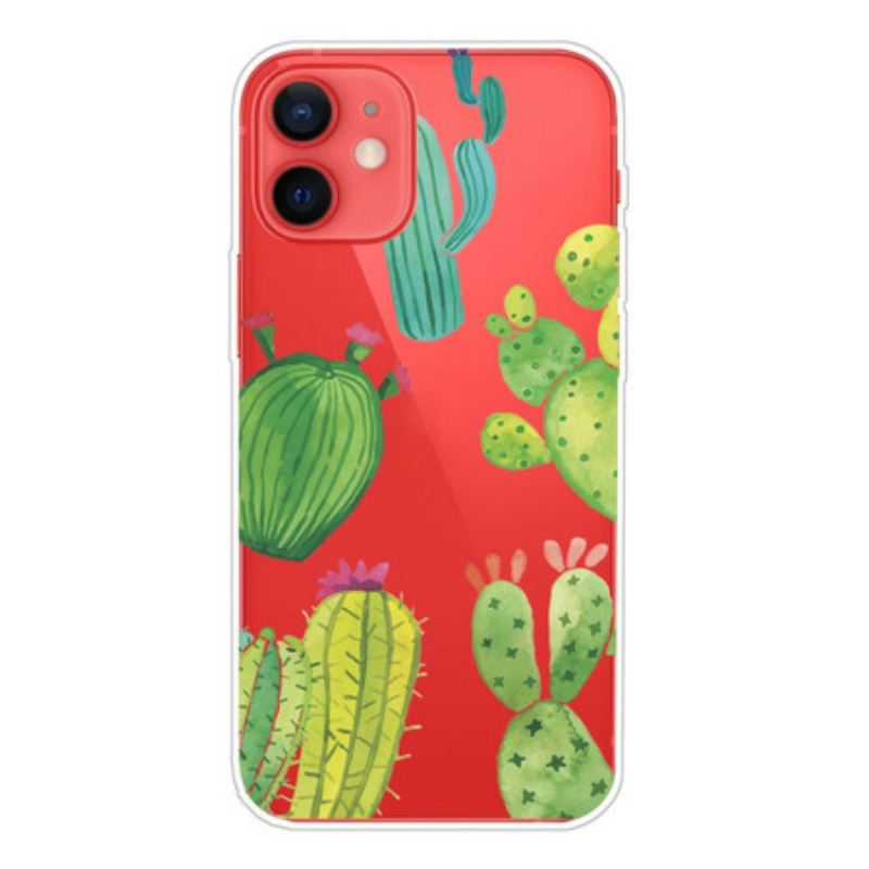 Maskica iPhone 13 Mini Akvarel Kaktusi