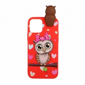 Maskica iPhone 13 Mini Gospođica Sova 3d