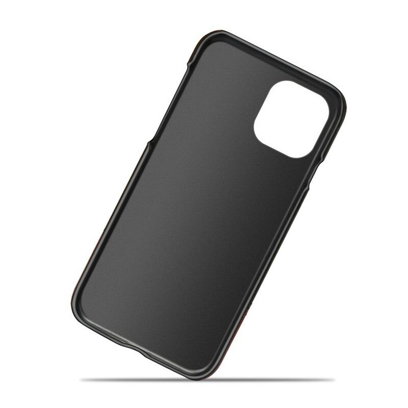 Maskica iPhone 13 Mini Ksq Dvobojni Kožni Efekt