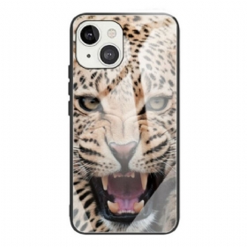 Maskica iPhone 13 Mini Leopard Kaljeno Staklo