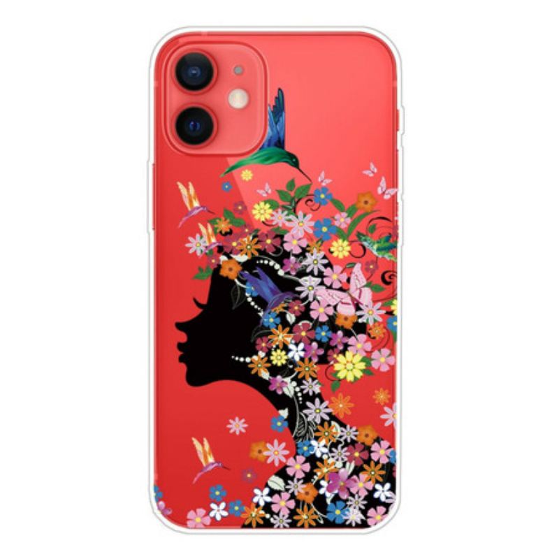 Maskica iPhone 13 Mini Lijepa Cvjetna Glava