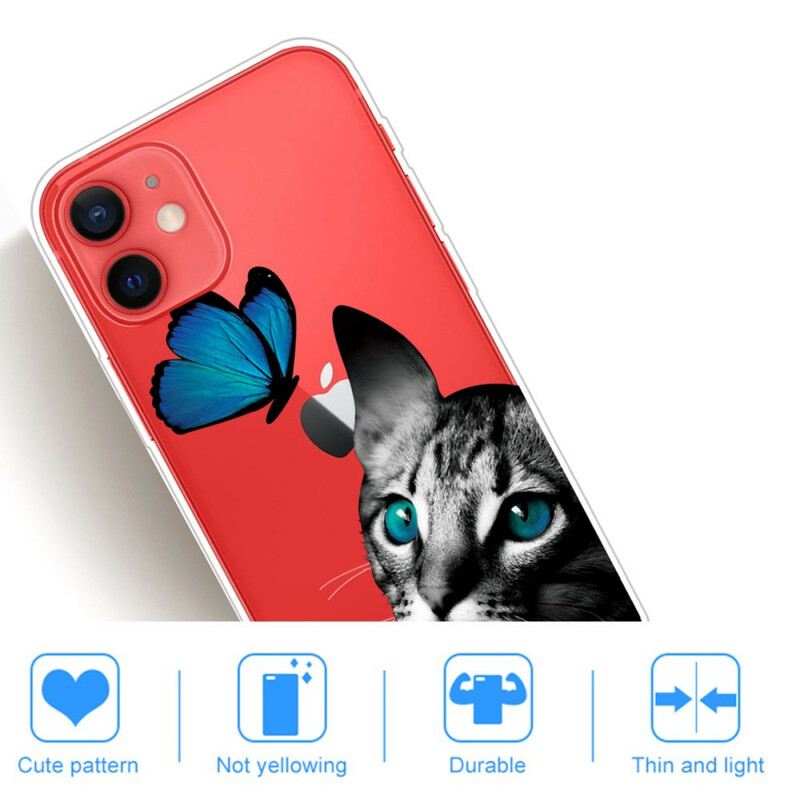 Maskica iPhone 13 Mini Mačka I Leptir