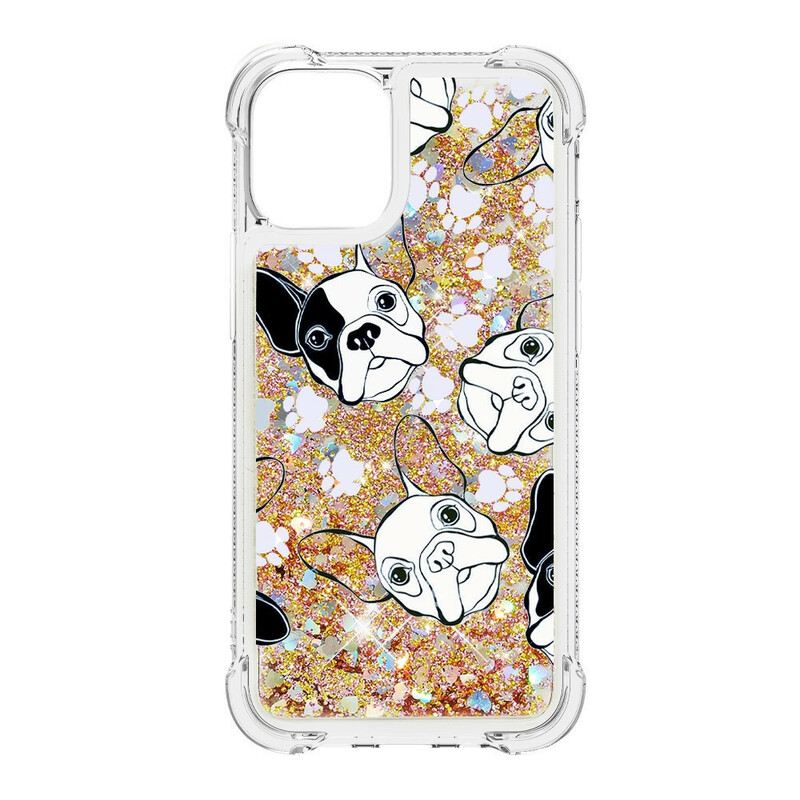 Maskica iPhone 13 Mini Mr Dog Sequins