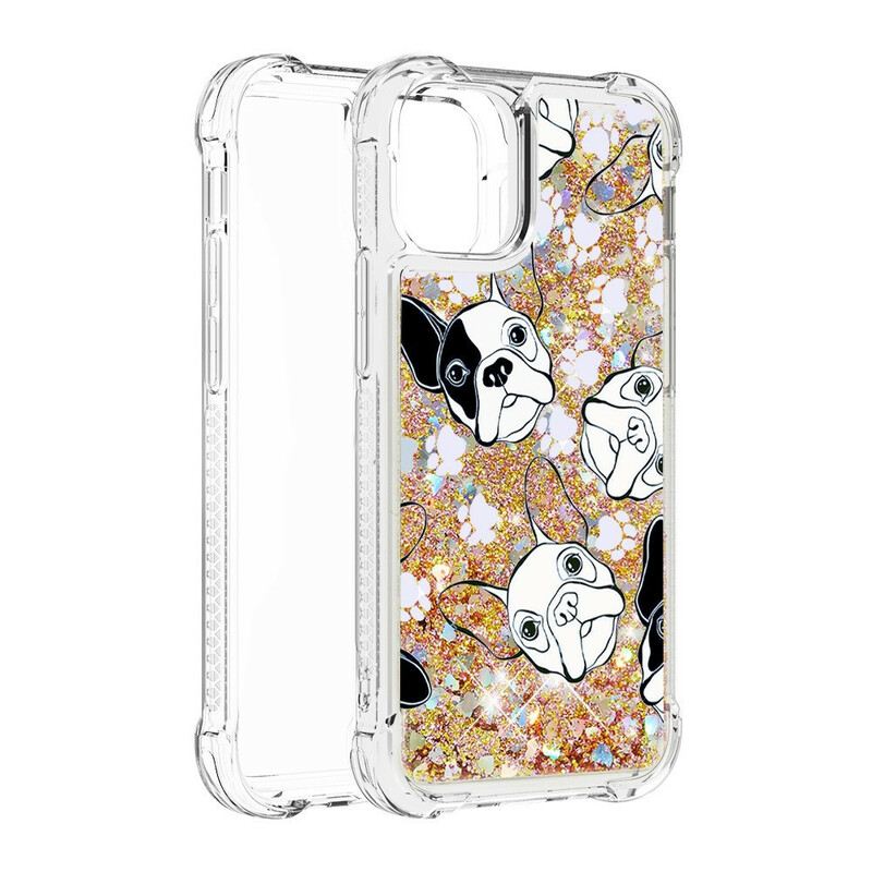 Maskica iPhone 13 Mini Mr Dog Sequins