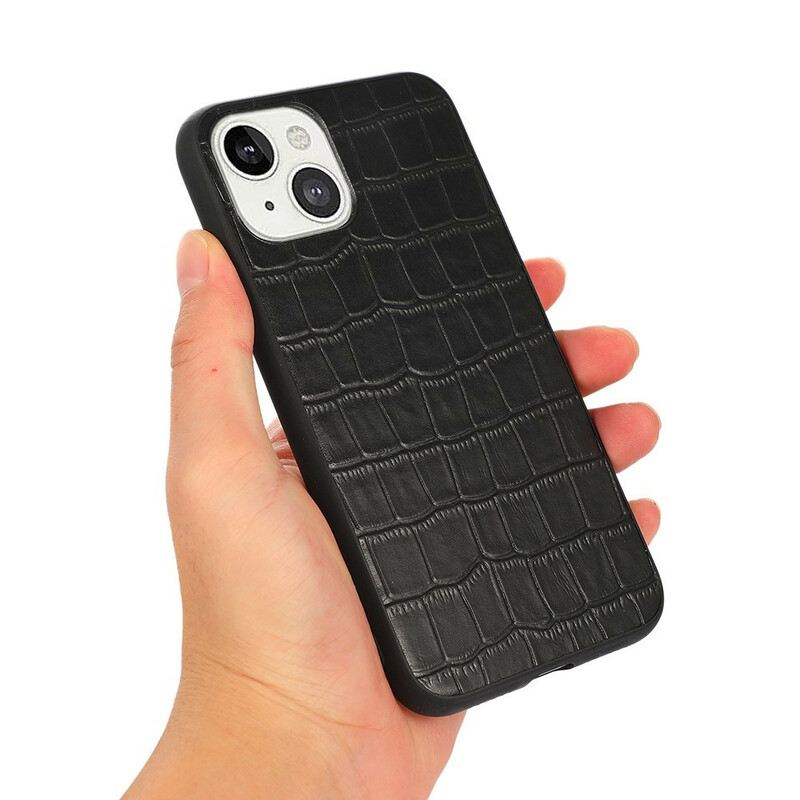 Maskica iPhone 13 Mini Prava Krokodilska Koža