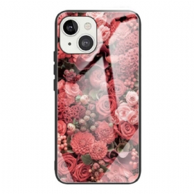 Maskica iPhone 13 Mini Rose Flowers Kaljeno Staklo