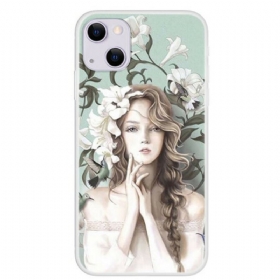 Maskica iPhone 13 Mini Žena Cvjetnica