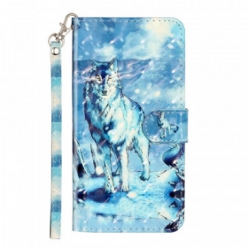 Flip Futrola Samsung Galaxy A33 5G Lanyard Wolf