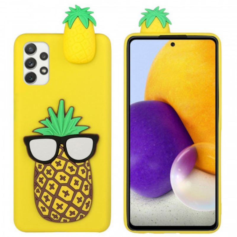 Maskica Samsung Galaxy A33 5G Ananas 3d Naočale