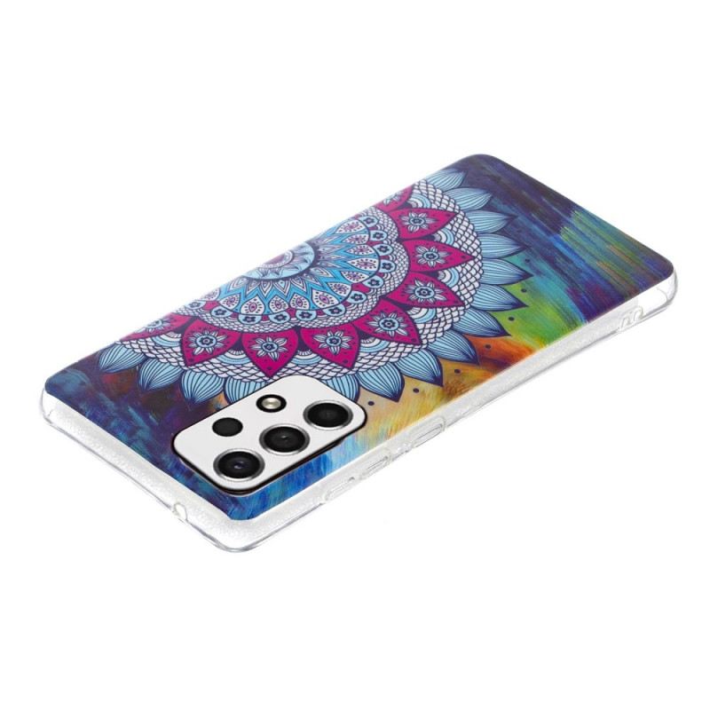 Maskica Samsung Galaxy A33 5G Fluorescentna Šarena Mandala