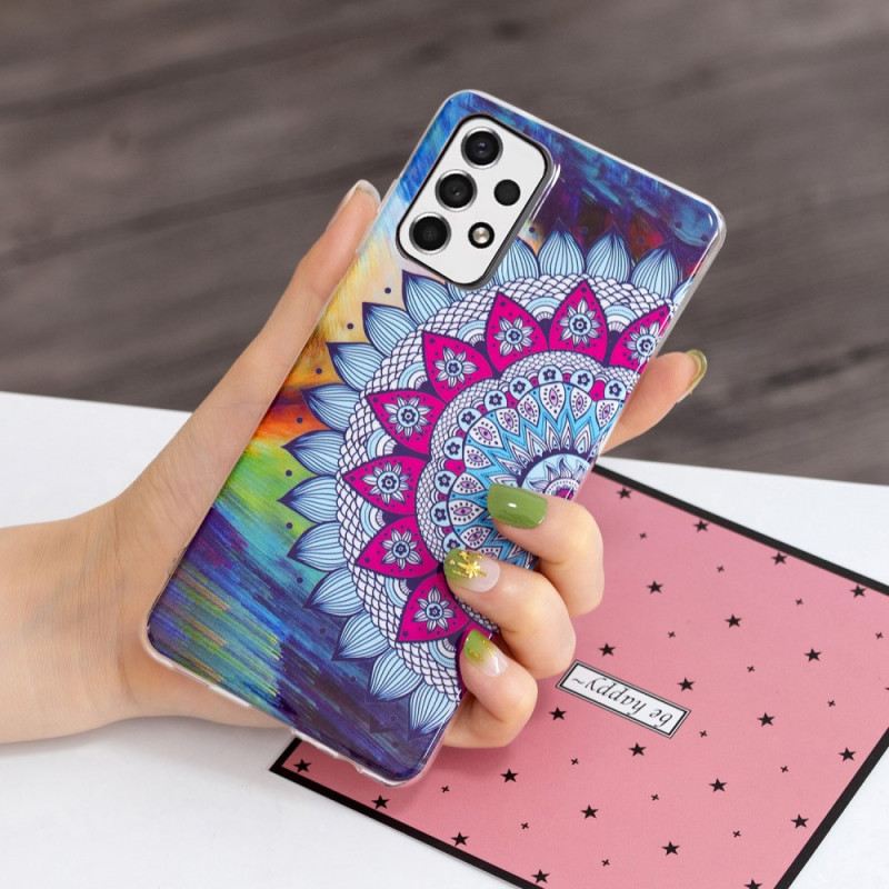 Maskica Samsung Galaxy A33 5G Fluorescentna Šarena Mandala