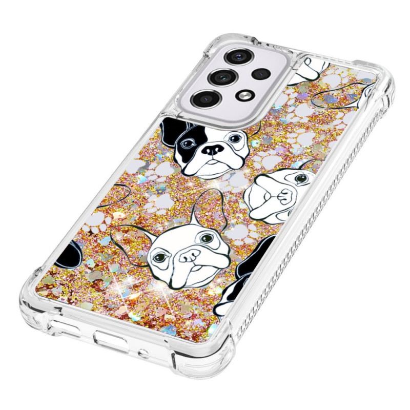 Maskica Samsung Galaxy A33 5G Mr Dog Sequins