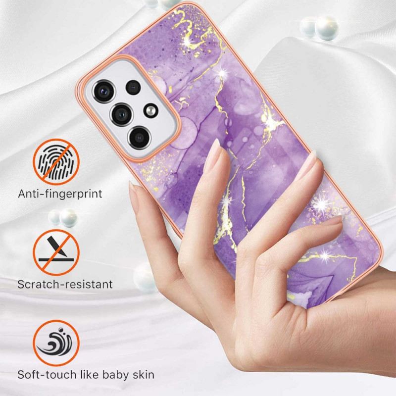 Maskica Samsung Galaxy A33 5G Silikonski Fleksibilni Mramor