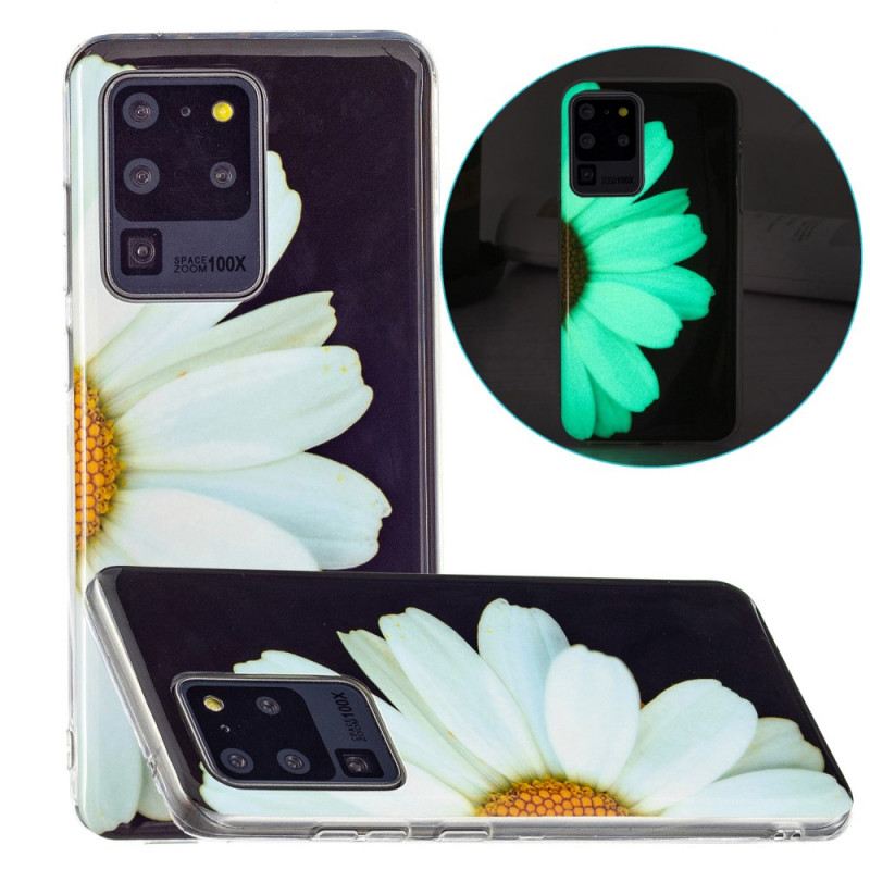 Maskica Samsung Galaxy S20 Ultra Fluorescentna Serija Cvijeća