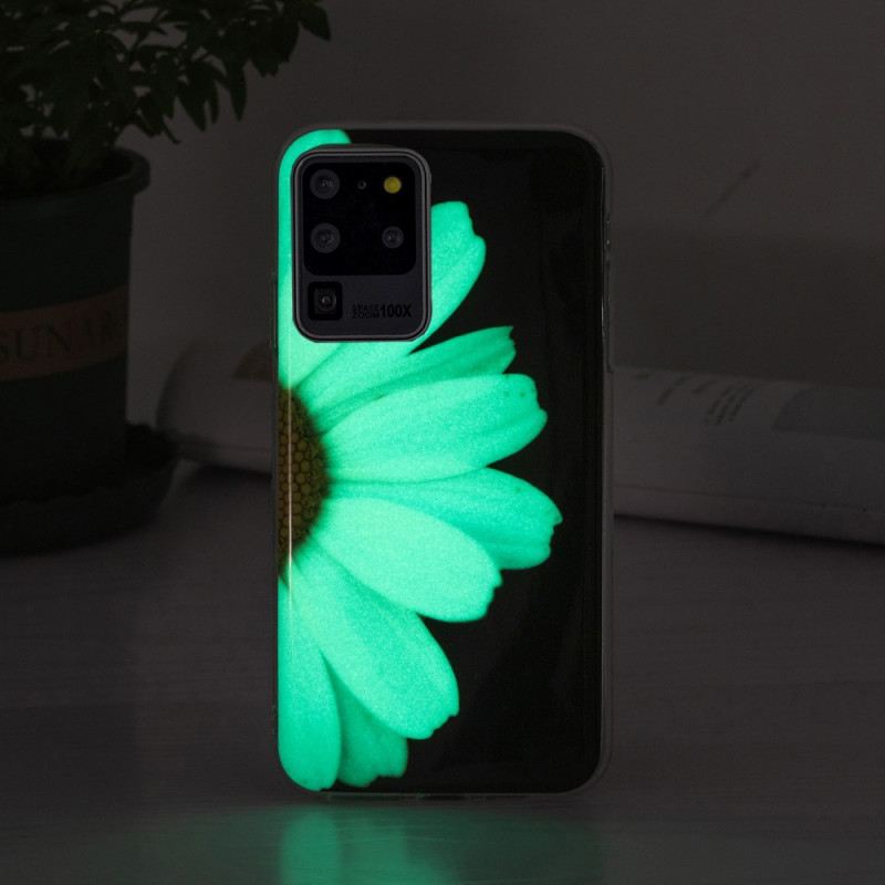 Maskica Samsung Galaxy S20 Ultra Fluorescentna Serija Cvijeća