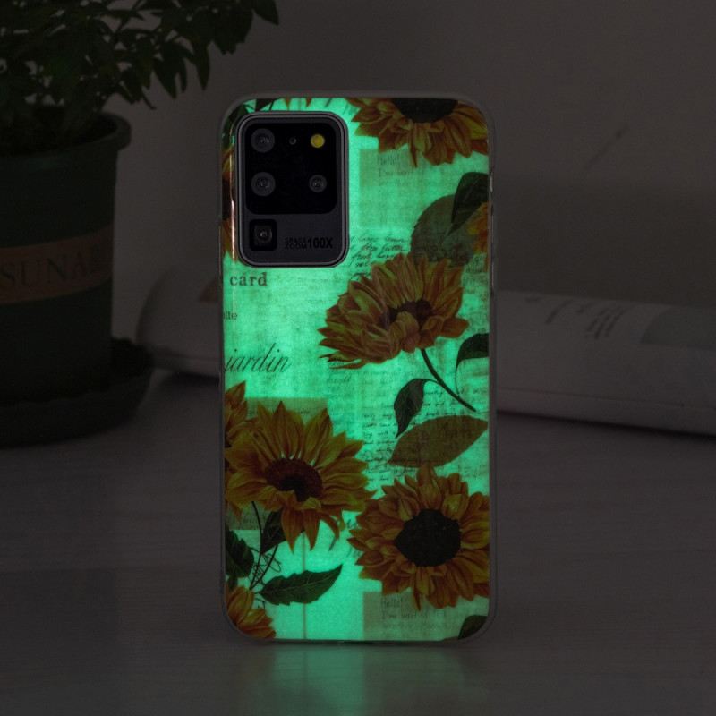 Maskica Samsung Galaxy S20 Ultra Fluorescentni Suncokreti