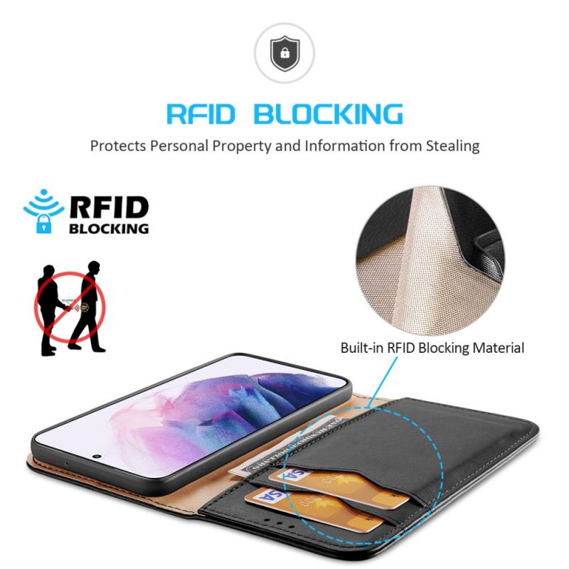 Flip Futrola Samsung Galaxy S22 5G Kožna Futrola Rfid Dux Ducis