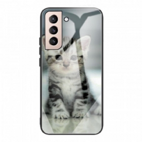 Maskica Samsung Galaxy S22 5G Kitten Kaljeno Staklo