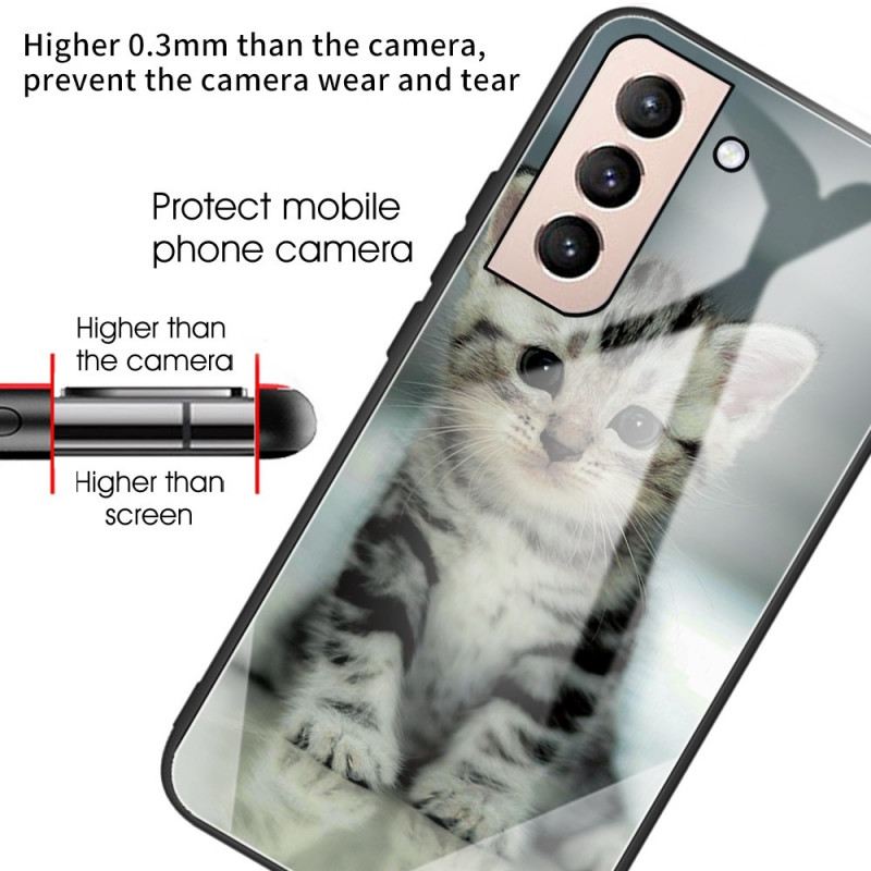 Maskica Samsung Galaxy S22 5G Kitten Kaljeno Staklo