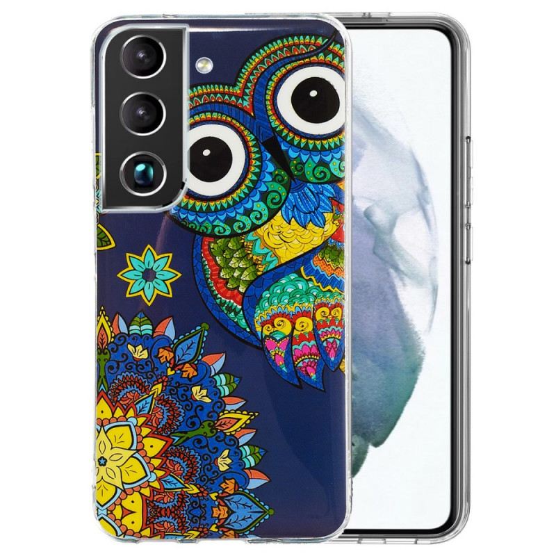 Maskica Samsung Galaxy S22 5G Mandala Fluorescentne Sove