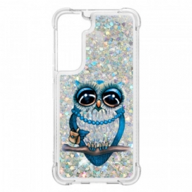 Maskica Samsung Galaxy S22 5G Miss Owl Sequins