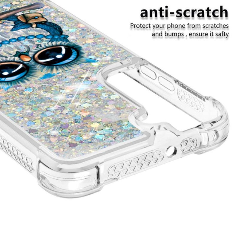 Maskica Samsung Galaxy S22 5G Miss Owl Sequins