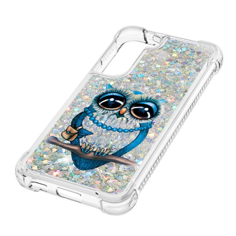 Maskica Samsung Galaxy S22 5G Miss Owl Sequins