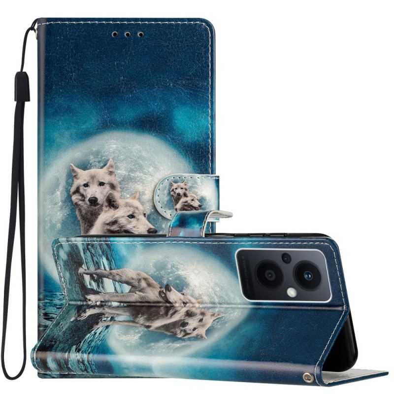 Futrola Oppo Reno 8 Lite Lanyard Wolf