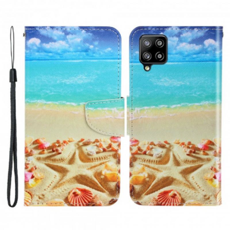 Futrola Samsung Galaxy A22 Lanyard Beach