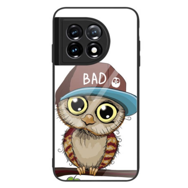 Maskica OnePlus 11 5G Kaljeno Staklo Bad Owl