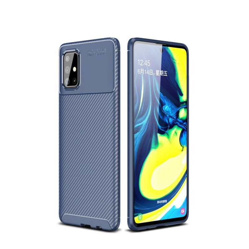 Maskica Samsung Galaxy A71 Fleksibilna Tekstura Karbonskih Vlakana