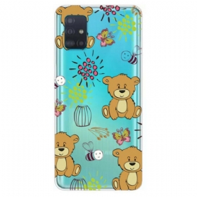 Maskica Samsung Galaxy A71 Teddy Bears Top