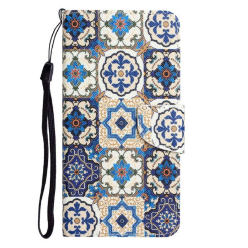 Flip Futrola Samsung Galaxy A53 5G Patchwork S Remenčićima