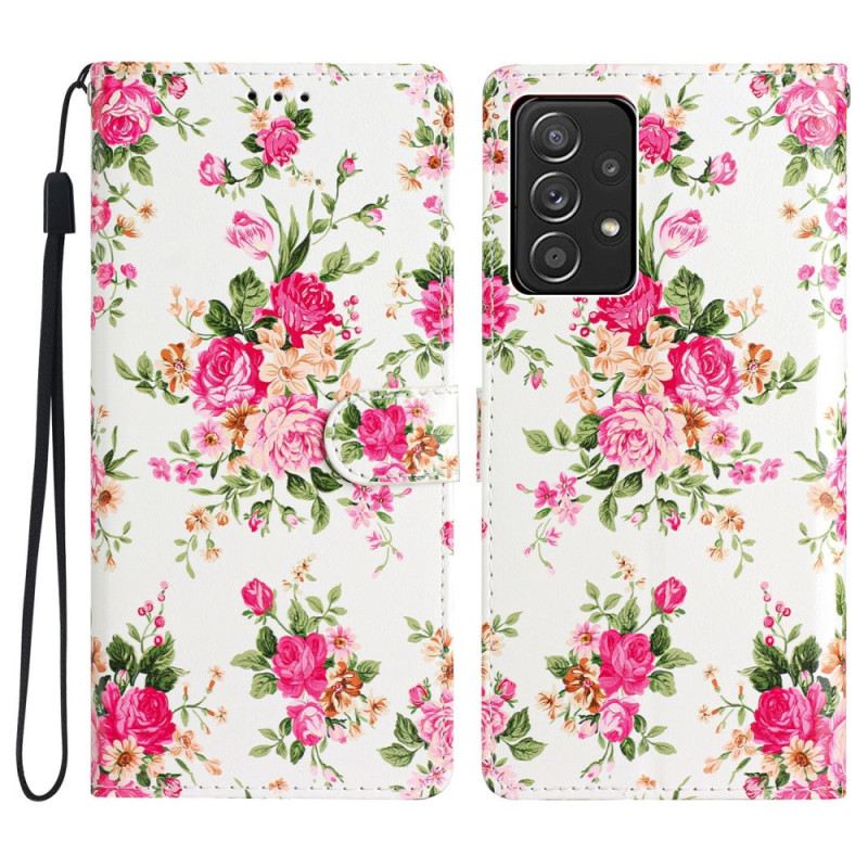 Flip Futrola Samsung Galaxy A53 5G Remen Liberty Flowers