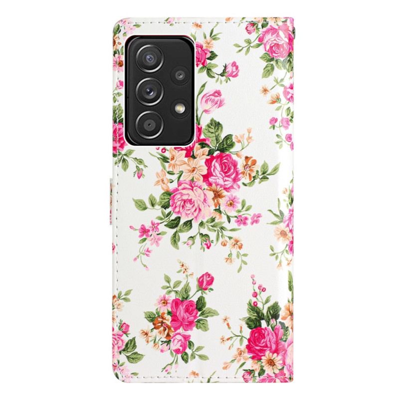 Flip Futrola Samsung Galaxy A53 5G Remen Liberty Flowers