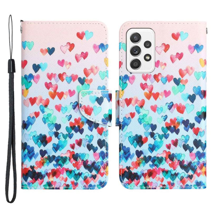 Futrola Samsung Galaxy A53 5G Strappy Hearts Rain