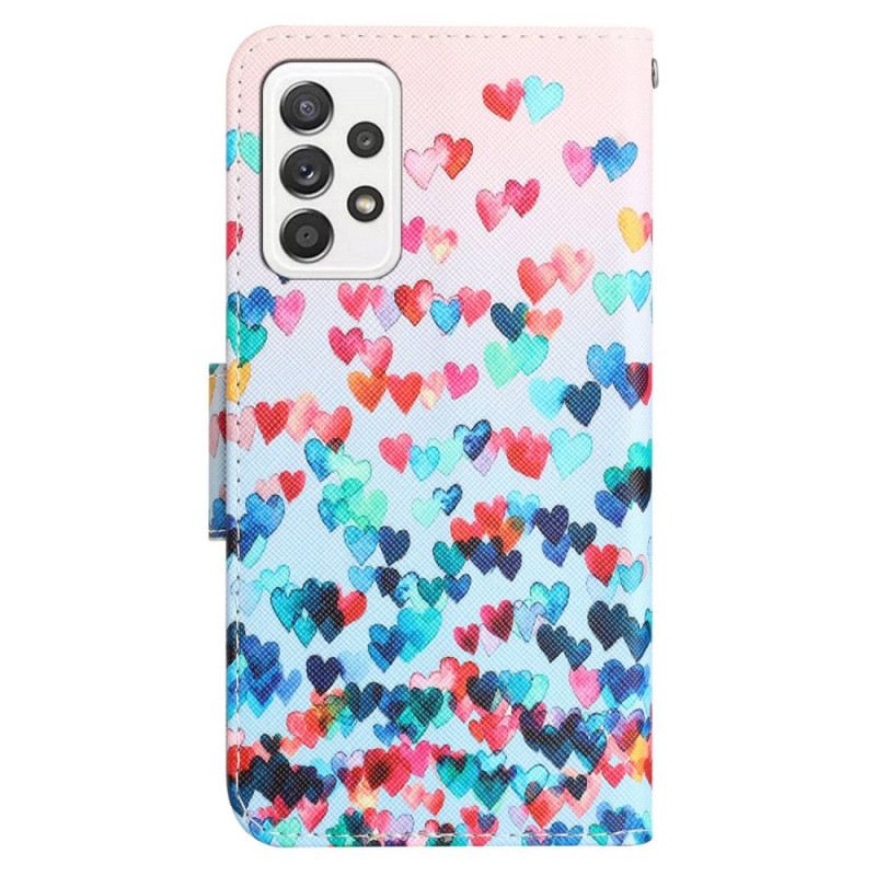 Futrola Samsung Galaxy A53 5G Strappy Hearts Rain