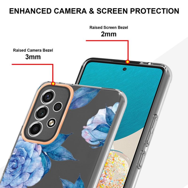 Maskica Samsung Galaxy A53 5G Bešavni Cvjetni