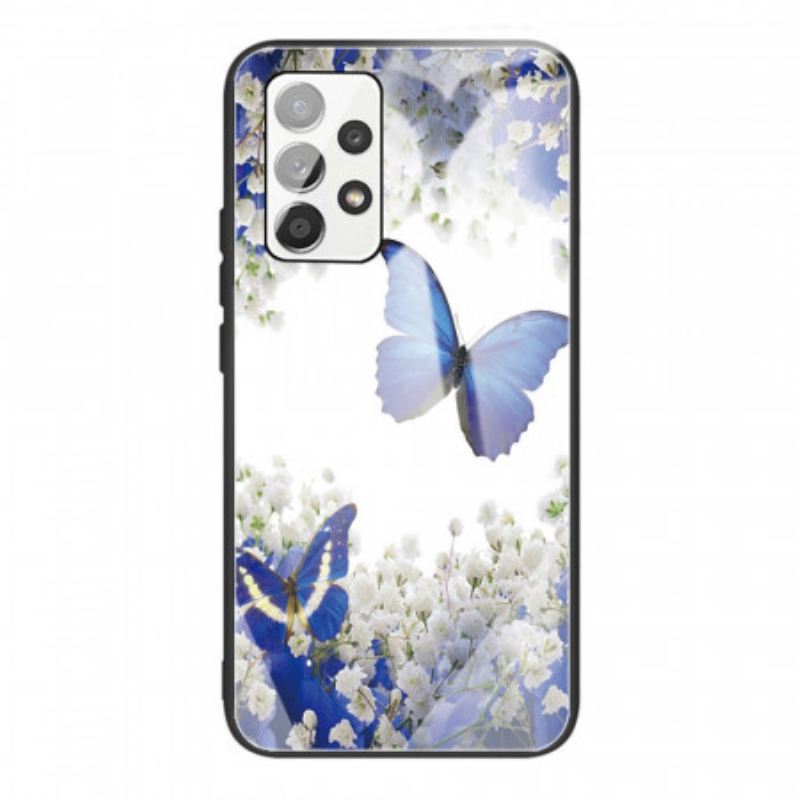 Maskica Samsung Galaxy A53 5G Butterflies Design Kaljeno Staklo