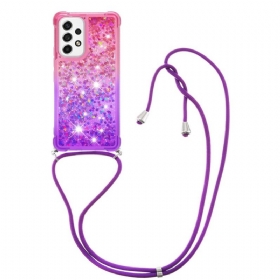 Maskica Samsung Galaxy A53 5G Glitter Silikonski Kabel