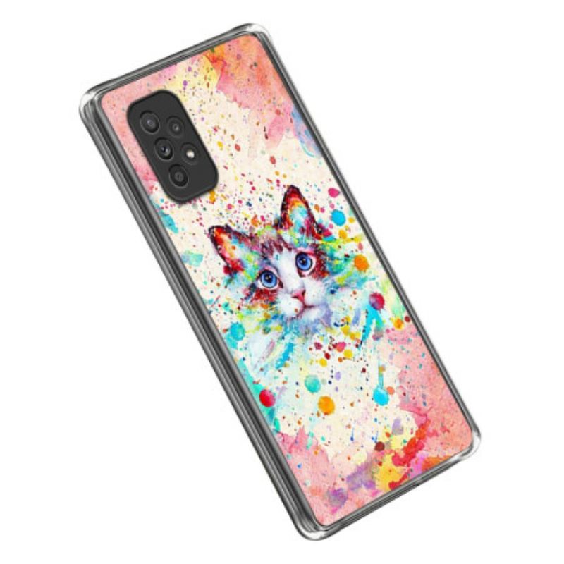 Maskica Samsung Galaxy A53 5G Mačka Art